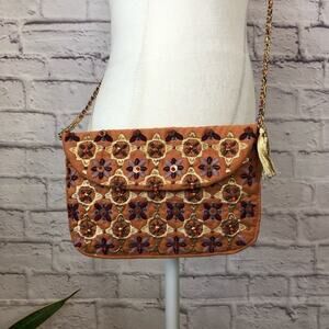 Beaded crossbody bag